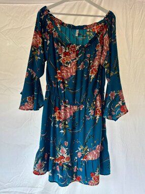 Floral Off the Shoulder Dress